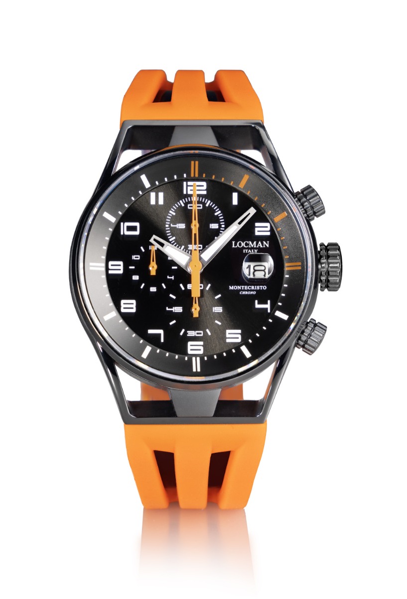 BRERA OROLOGI Orologio Uomo Acciaio Analogico al Quarzo Cinturino in Gomma mod. Granturismo Brgtc5401