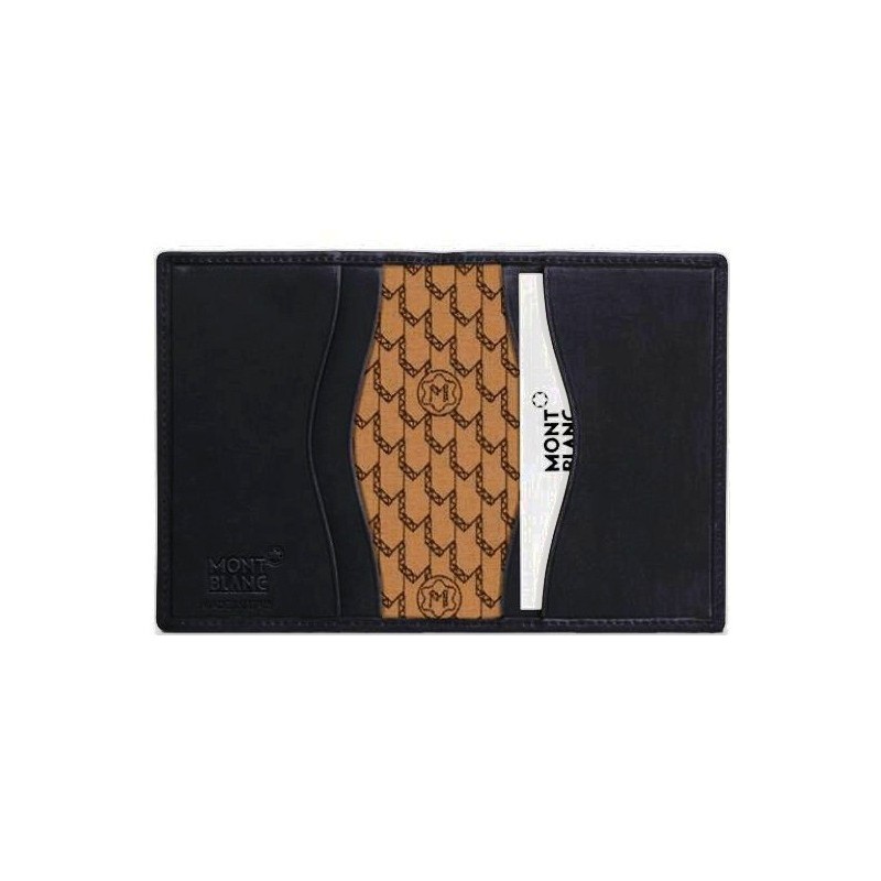 Montblanc Diaries Notes porta biglietti da visita pelle nera