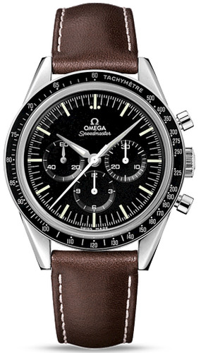 Omega Speedmaster Moonwatch orologio uomo quadrante nero