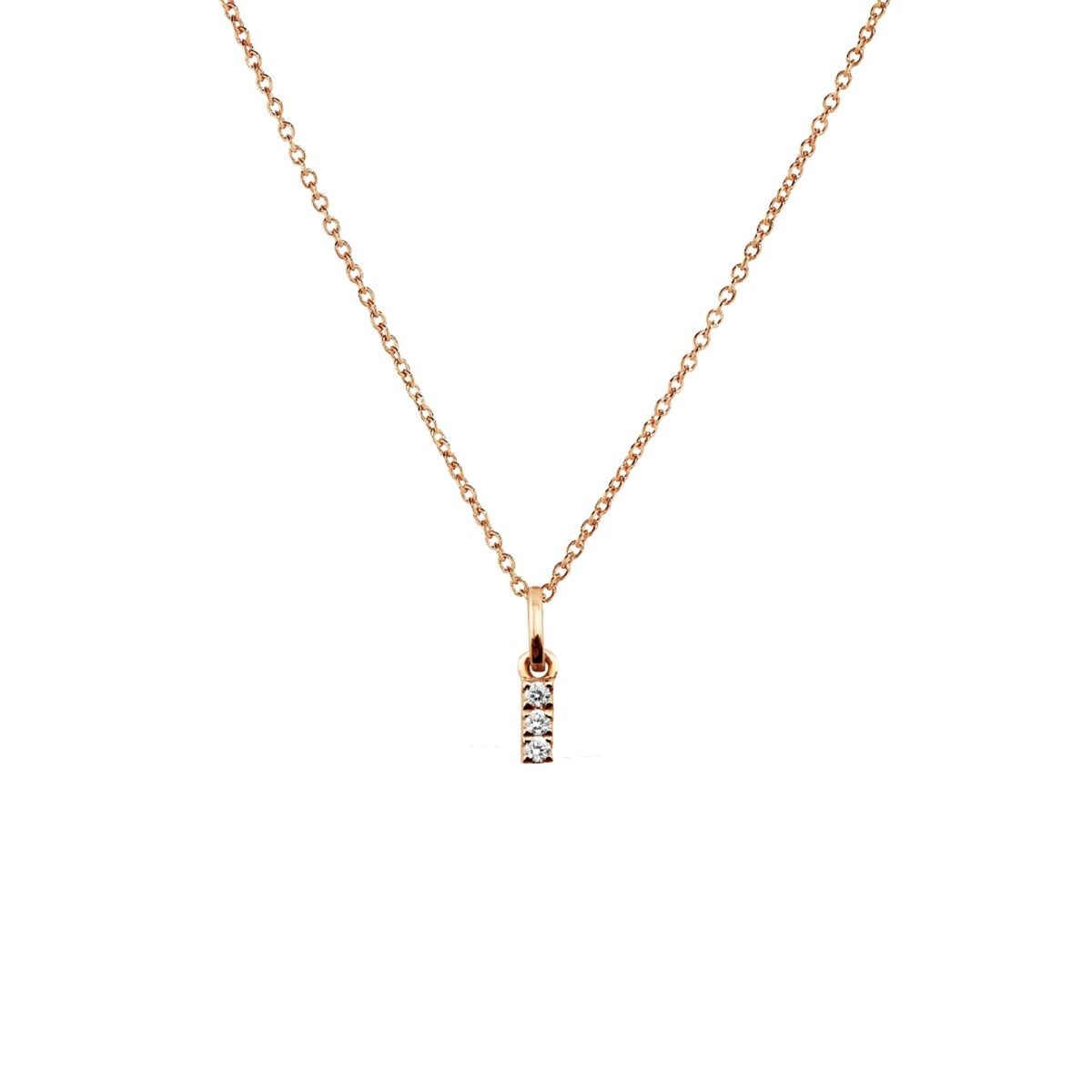 Philip Jones Collana Iniziale A Con Cristalli Swarovski - Placcata Argento, Senza Nichel - 2