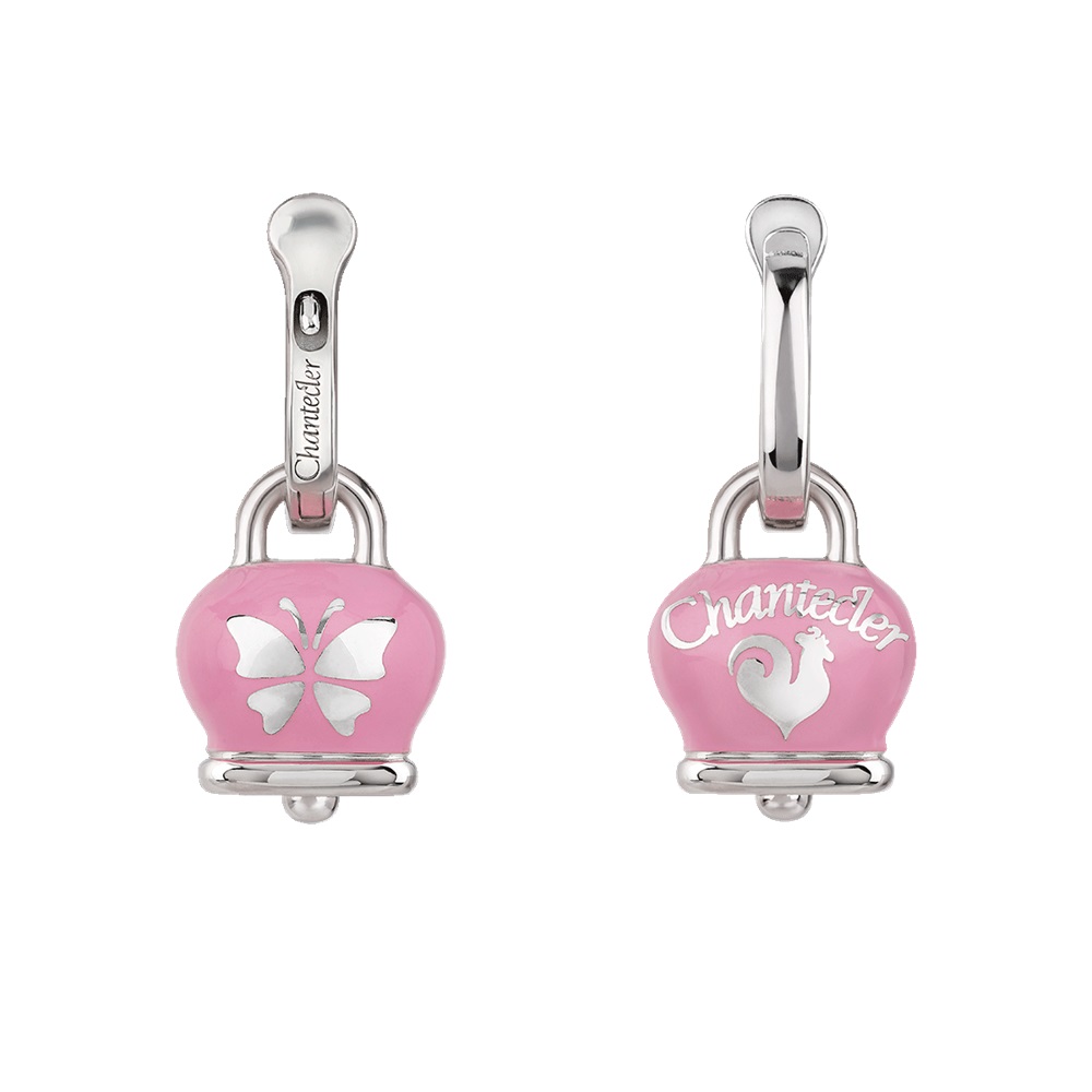 Collana con campanellino e orecchini, parure FEE, statuetta FEE
