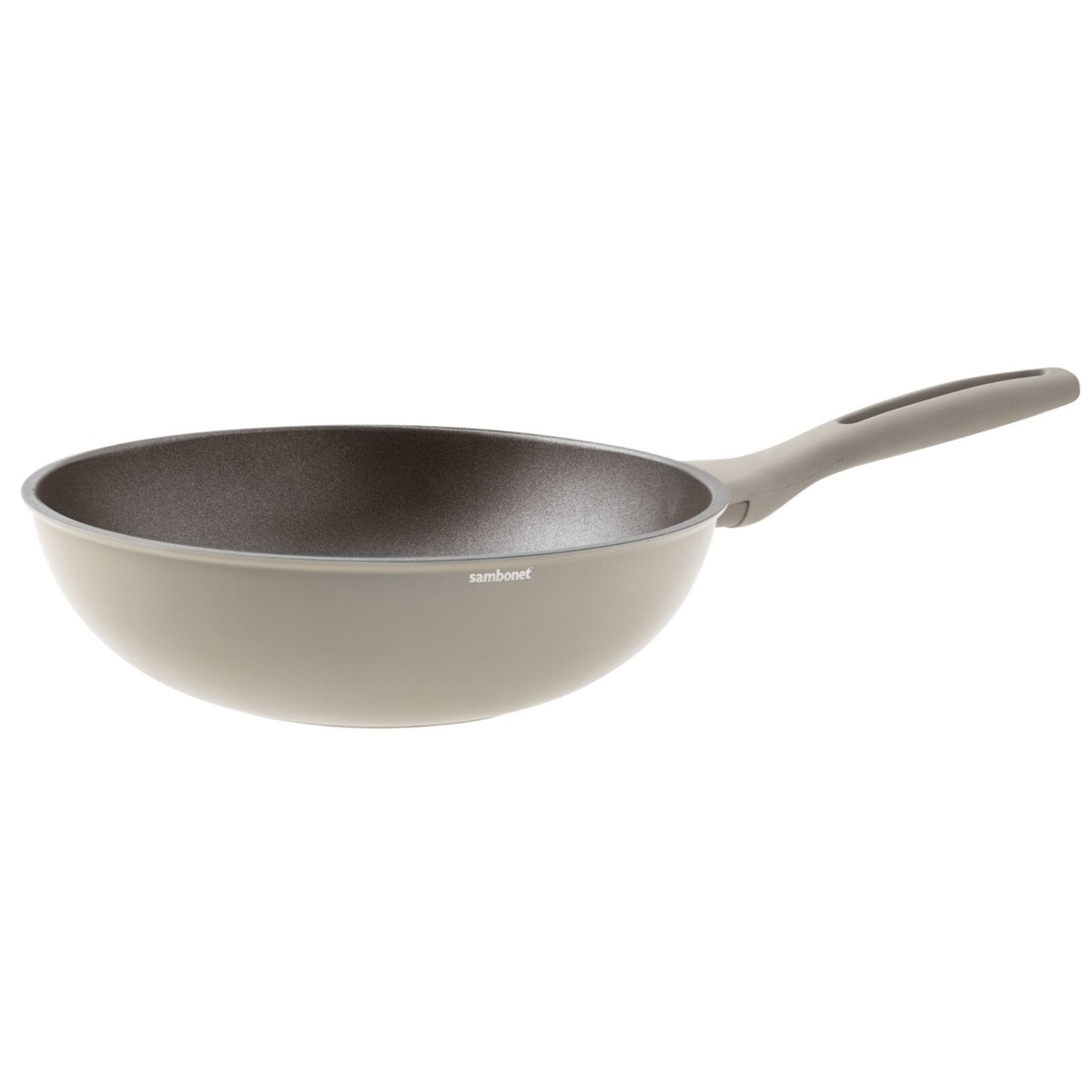 Wok Sambonet Rock 'N' Rose 28cm - Casseruola Antiaderente Con Coperchio Per Induzione - Foto 5