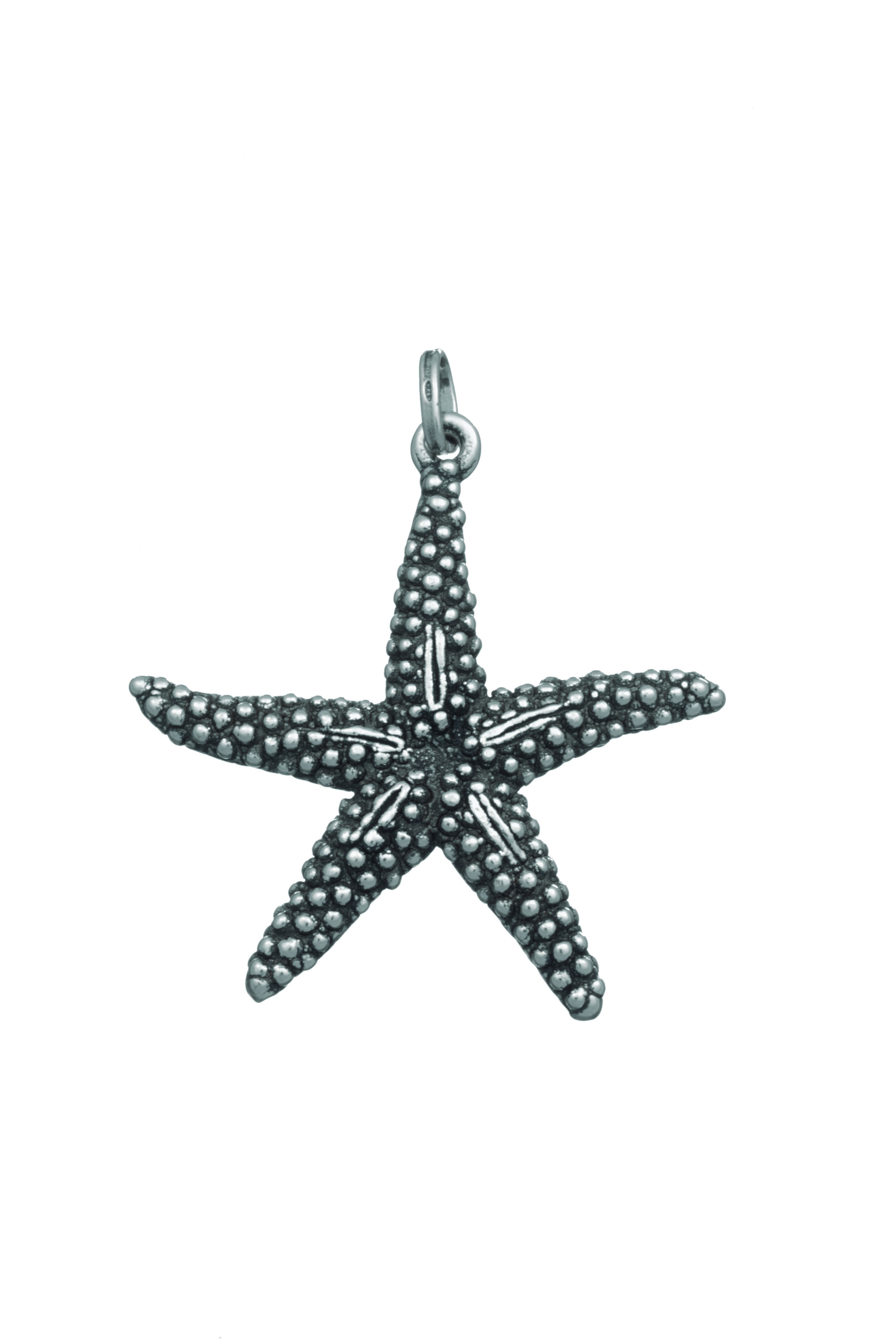 Ciondolo Stella marina in argento, grande - Lupo Gioielli