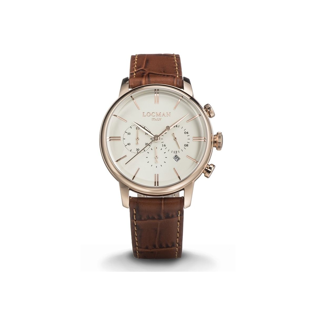 Locman 1960 Dolce Vita orologio uomo quadrante beige cassa