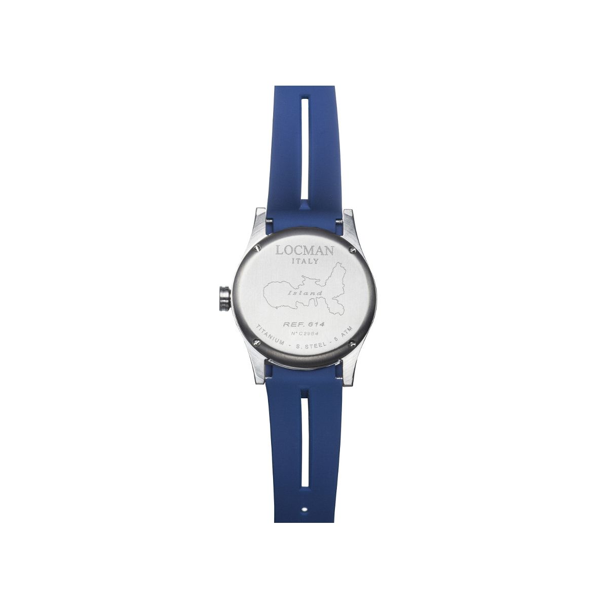 Orologio Uomo Oceanaut Cronografo Quarzo 42mm | Cinturino In Silicone Blu E Cassa Acciaio