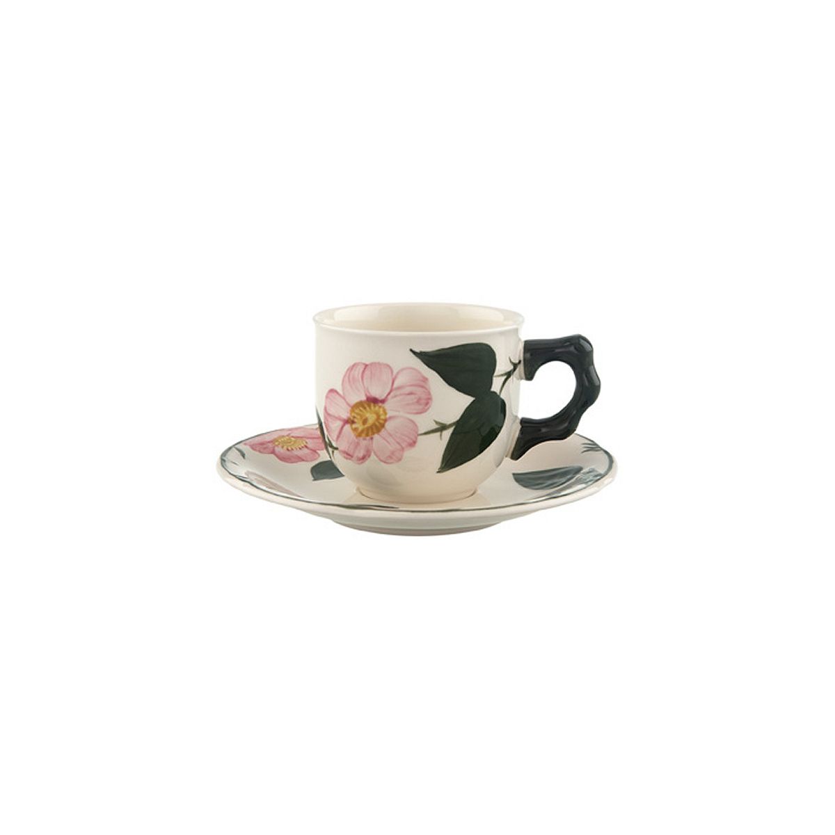 Set di 6 tazze con piattino Biarré grigio