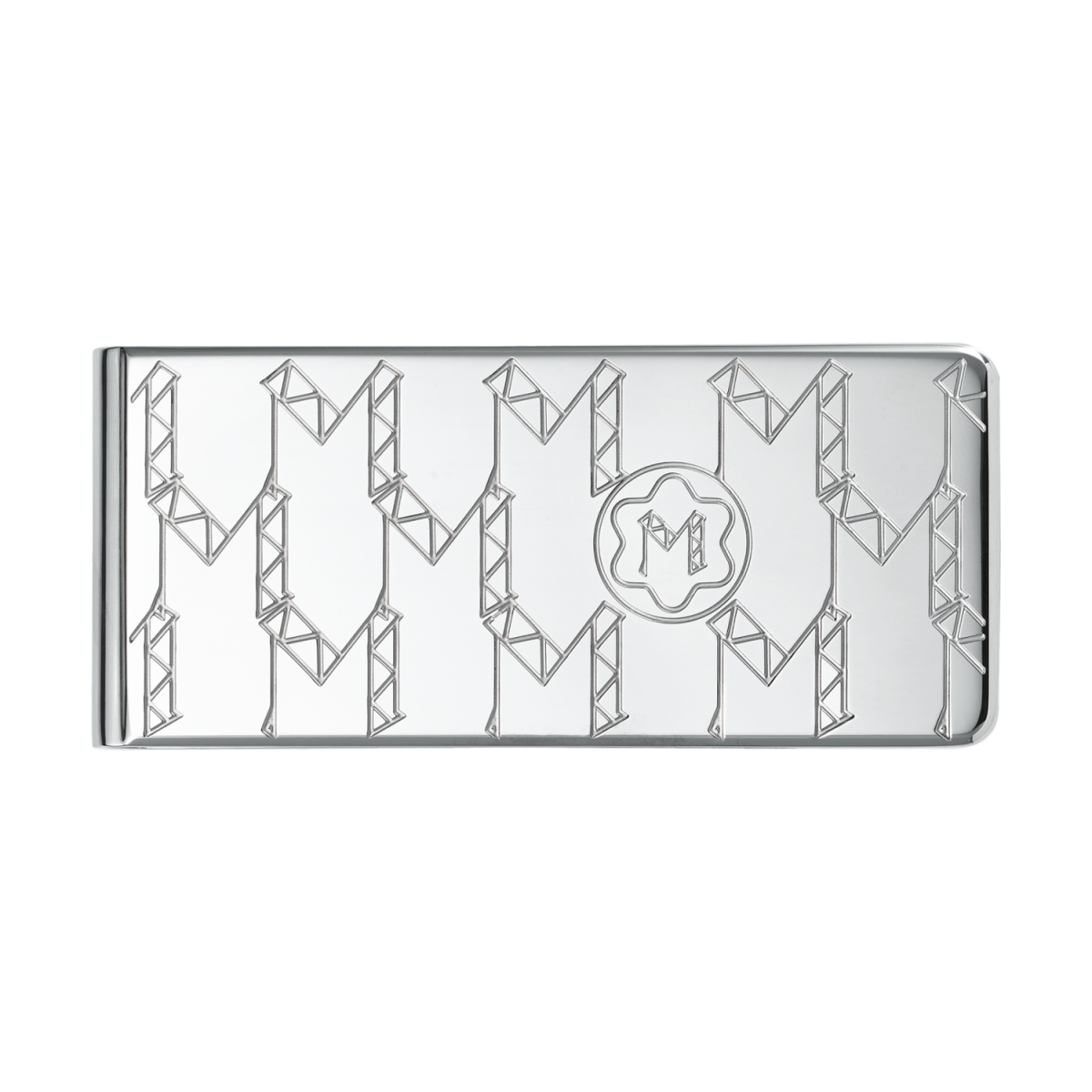 Montblanc Signature fermasoldi acciaio pregiato