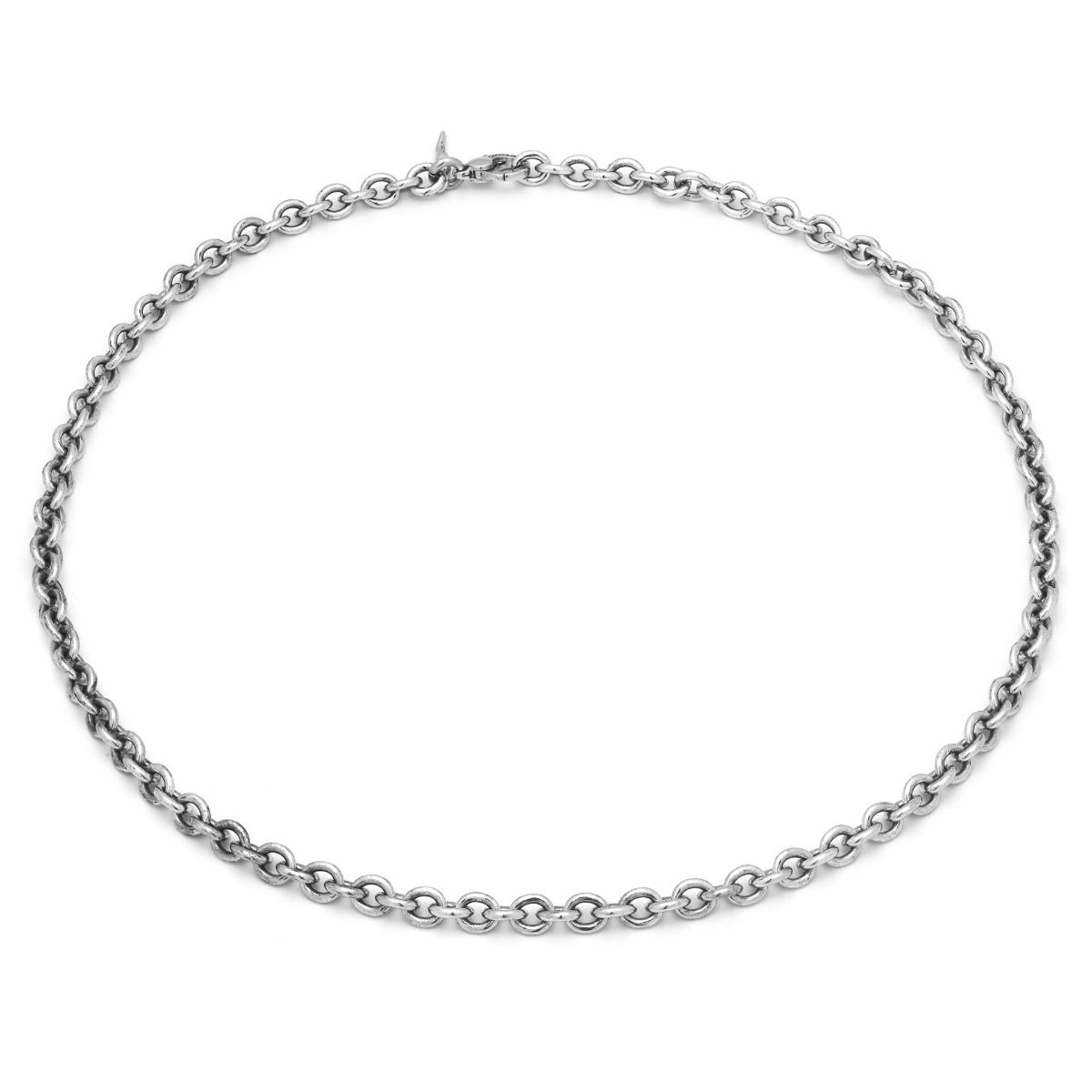 Catena A Piselli Ovale In Argento 925 | NKlaus | Larga 3,1mm, Lunga 40cm | Gioiello Uomo/Donna - 3