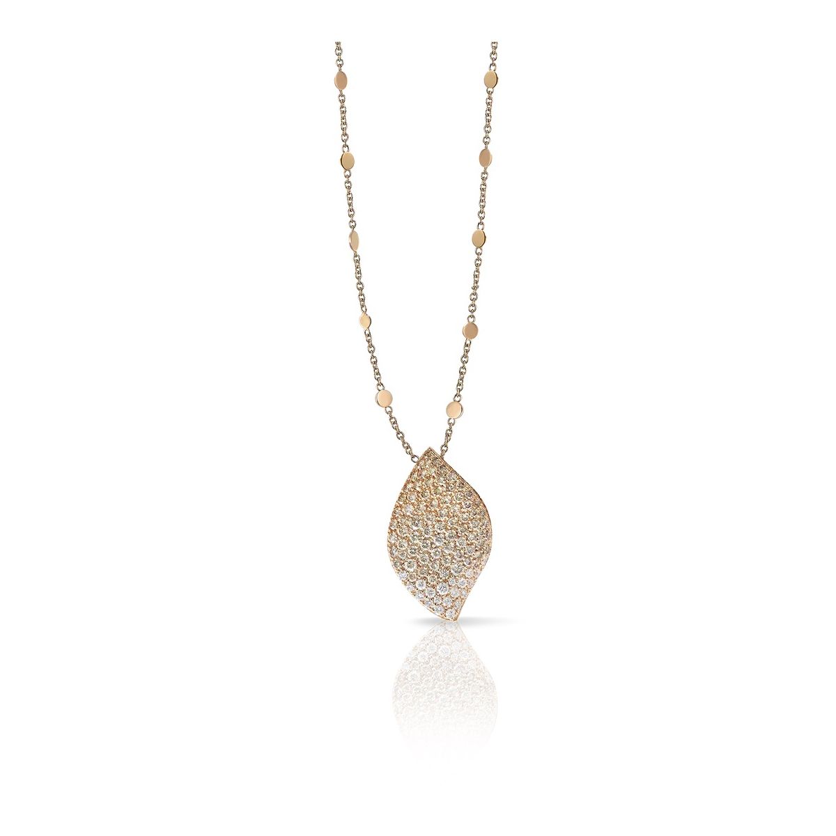 Collana In Oro Rosa Vero 0,8 Mm – Lunghezza 40,6/45,7/20 Cm – Catena A Maglie Con Moschettone - 2