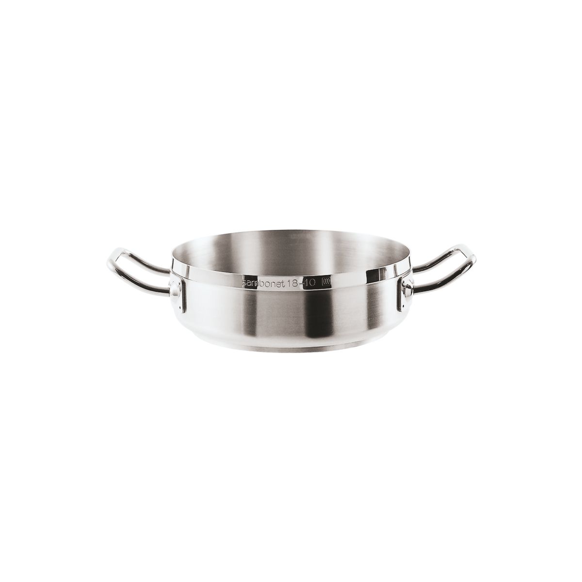 Reggiseno professionista - casseruola INOX 18/10 + coperchio 24 cm
