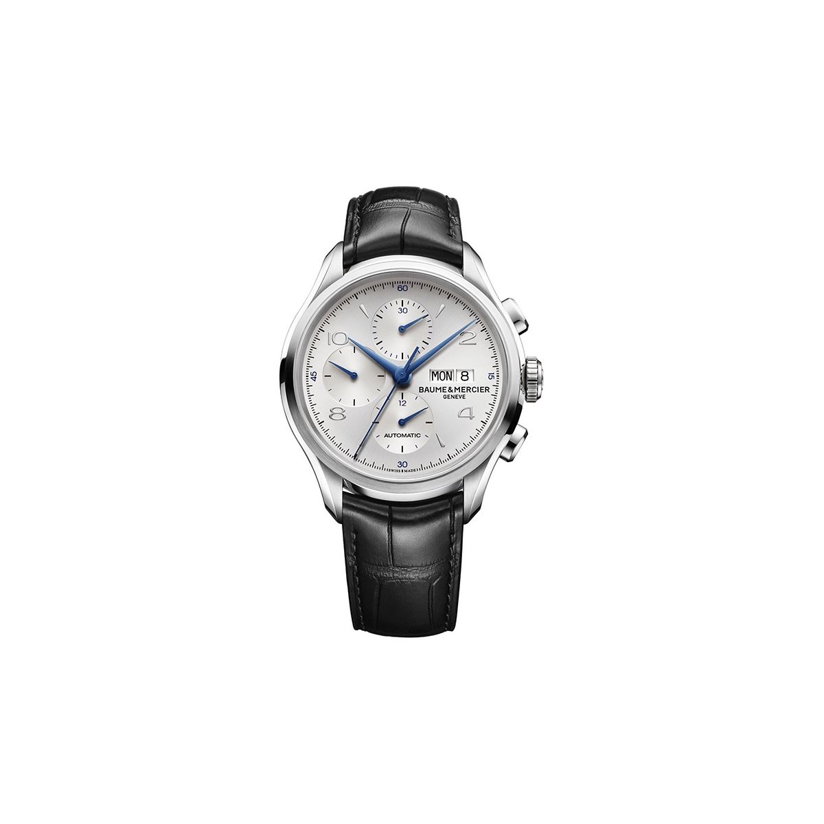 Casio Orologio Uomo Analogico Al Quarzo, Cassa In Metallo 45mm, Quadrante Nero, Cinturino In Acciaio Inox Argentato. Impermeabile, Chiusura Pieghevole. - 2