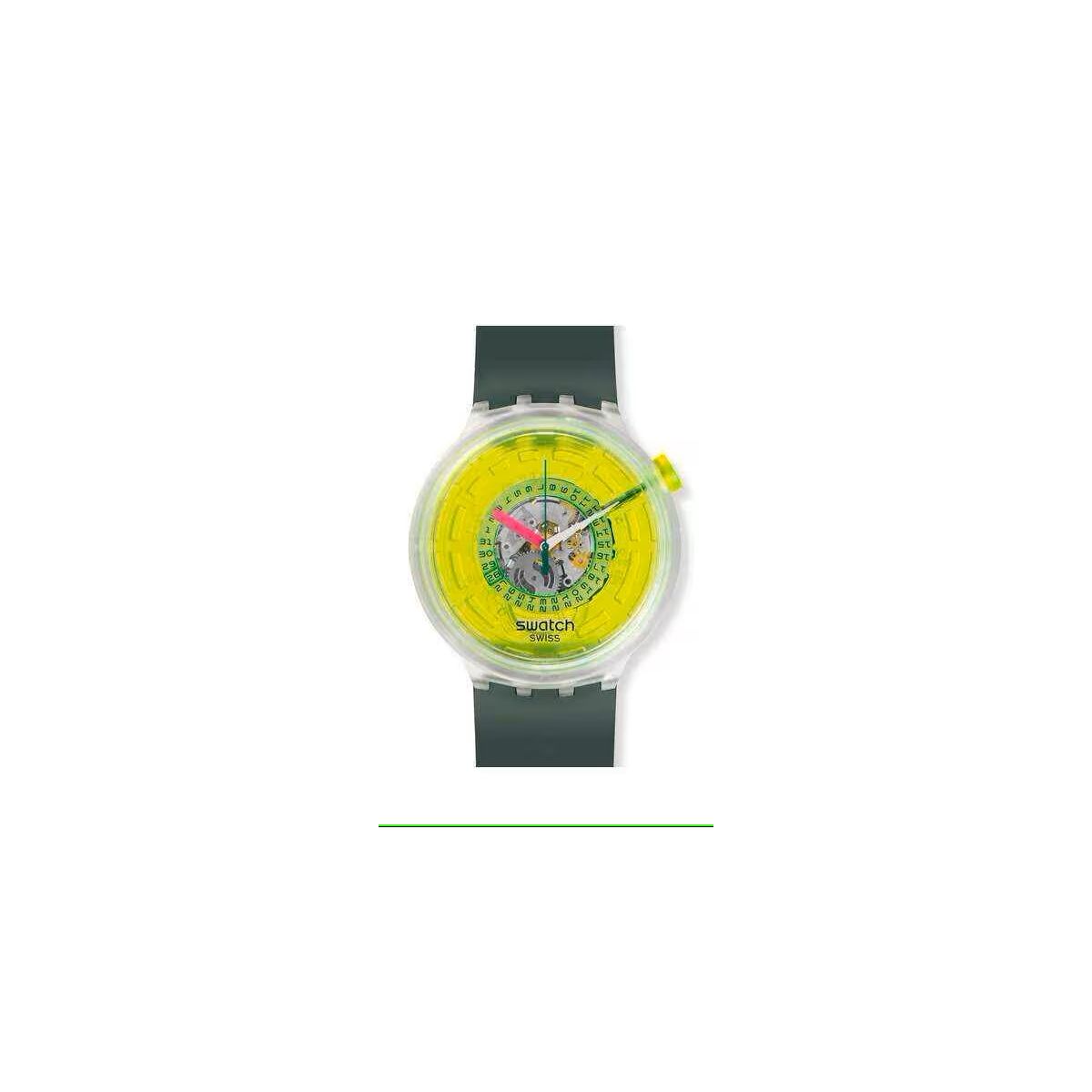 FORSINING 3D Blu Hardlex Glass Mens Trasparente Sport Casual Meccanico