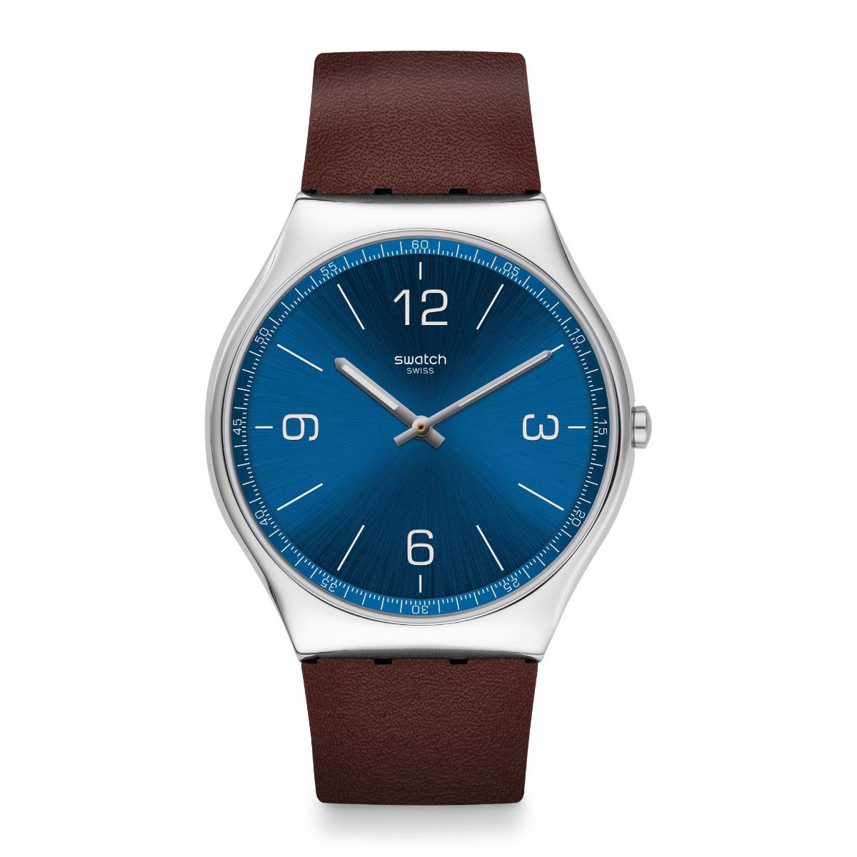 Swatch Skin Irony Skinwind orologio uomo quadrante blu