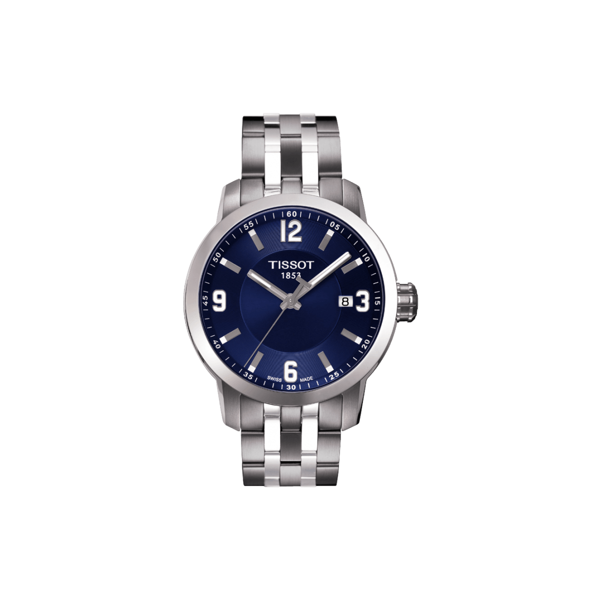 Tissot PRC 200 Orologio Sportivo Uomo Quarzo – Quadrante Blu Con Cinturino In Pelle Blu – Modello T0554101604700 - 3