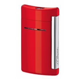 Dupont / Minijet / accendino / cromo laccato rosso