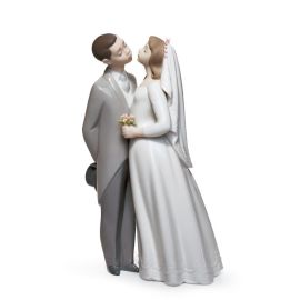 Lladró / Sculptures / A Kiss to Remember – Un bacio da ricordare / statua / porcellana / lucida