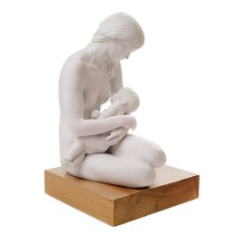 Lladró / Sculptures / A Nurturing Bond – Vincolo vitale / statua / porcellana / bianca / opaca
