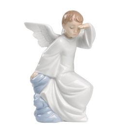Nao / Sculptures / Watching Over You – Veglia su di voi / statua / porcellana / lucida