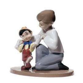 Nao / Sculptures / Pinocchio's First Step – Il primo passo di Pinocchio / statua / porcellana / lucida