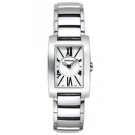 Montblanc Profile Lady Elegance / orologio donna / quadrante bianco / cassa e bracciale acciaio