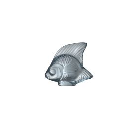 Lalique / Sculptures / Poisson – Fish / statuetta / cristallo / blu persepolis