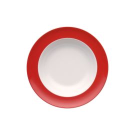 Thomas / Sunny Day - New Red / set 6 piatti fondi / bianco, rosso
