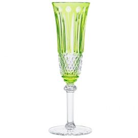 Saint Louis / Tommy / flute / cristallo / verde citrino