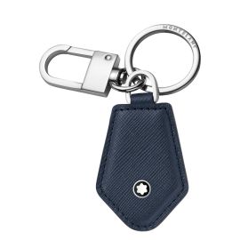 Montblanc / Sartorial / portachiavi a forma di diamante / pelle blu scuro