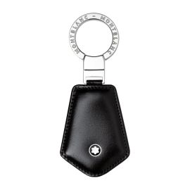 Montblanc / Meisterstück / portachiavi a forma di diamante / pelle nera