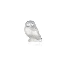 Lalique / Sculptures / Chouette Frissons – Shivers Owl / statuetta / cristallo
