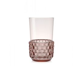 Kartell / Jellies Family / confezione da 4 bicchieri / trasparente rosa