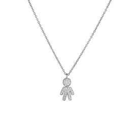 Crivelli / Easy / girocollo bimbo piccolo / oro bianco e diamanti