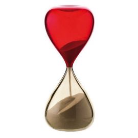 Venini / Clessidra / rosso, pagliesco / vetro soffiato lavorato a mano