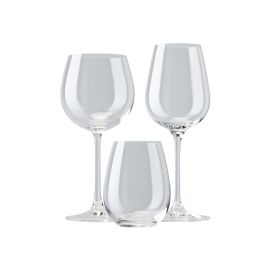 Rosenthal / diVino Glatt / set 18 bicchieri / vetro / trasparente
