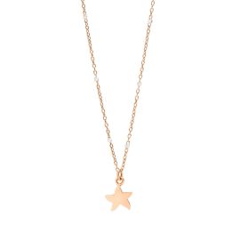 DoDo / Stellina / collana mini 40 cm / oro rosa 9 kt e oro bianco 9 kt
