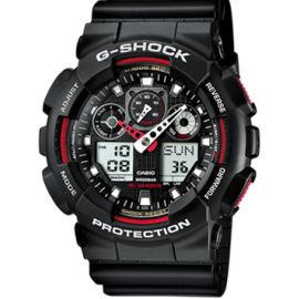 Casio G-Shock / orologio uomo / quadrante nero / cassa resina / cinturino gomma nera