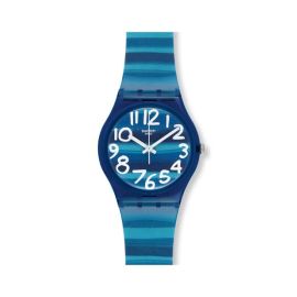Swatch / Gent / Linajola / orologio unisex / quadrante blu / cassa plastica / cinturino plastica