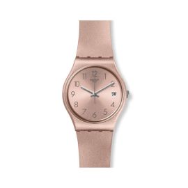 Swatch / Gent / Pinkbaya / orologio donna / quadrante cipria / cassa plastica / cinturino silicone