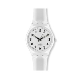 Swatch / Gent / Just White / orologio unisex / quadrante bianco / cassa plastica / cinturino plastica