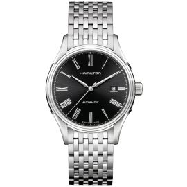 Hamilton Valiant / orologio uomo / quadrante nero / cassa e bracciale acciaio