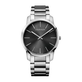 Calvin Klein City / orologio uomo / quadrante antracite / cassa e bracciale acciaio