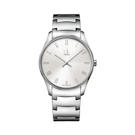Calvin Klein Classic / orologio uomo / quadrante argentato / cassa e bracciale acciaio