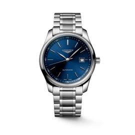 Longines Master Collection / orologio uomo / quadrante blu / cassa e bracciale acciaio