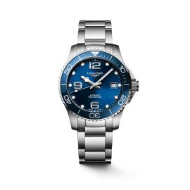 Longines HydroConquest / orologio unisex / quadrante blu / cassa e bracciale acciaio