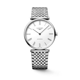 Longines La Grande Classique de Longines / orologio donna / quadrante bianco / cassa e bracciale acciaio