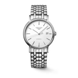Longines Présence / orologio unisex / quadrante bianco / cassa e bracciale acciaio