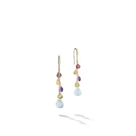 Marco Bicego / Paradise / orecchini / oro giallo con pietre multicolore e diamanti