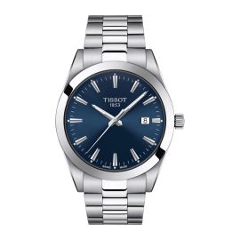 Tissot Gentleman / orologio uomo / quadrante blu / cassa e bracciale acciaio 