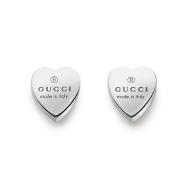 Gucci / Trademark / orecchini cuore / argento 