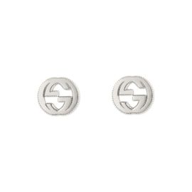 Gucci / Interlocking G / orecchini / argento 